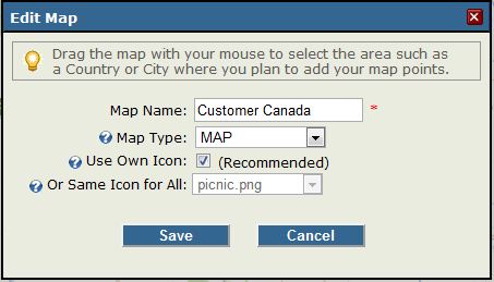 edit map form