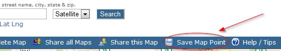 save map point link