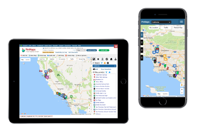 Pinmaps.net mobile
