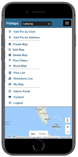 pinmaps.net mobile